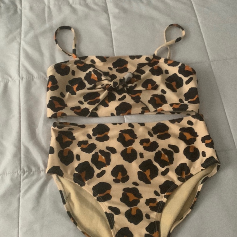 Girls Swimsuit size XL 12-14 Art Class